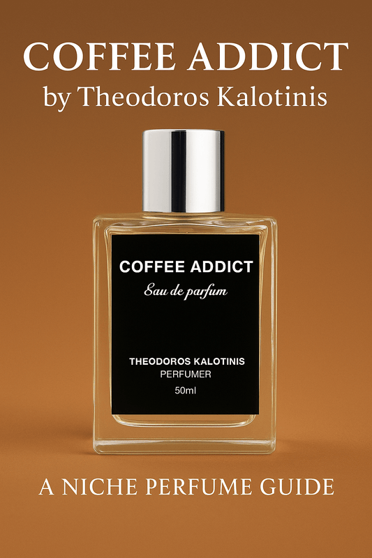 Coffee Addict perfume by Theodoros Kalotinis - niche fragrance with coffee, vanilla and gourmand notes