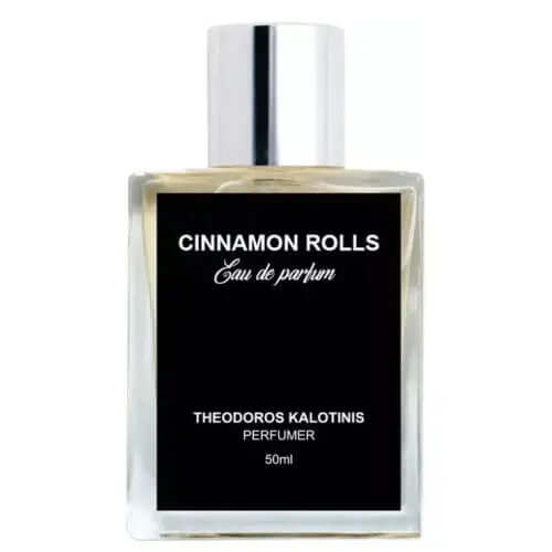 Cinnamon Rolls by Theodoros Kalotinis perfume bottle featuring a luxurious gourmand fragrance with notes of cinnamon, buttery pastry, and vanilla, Luxury gift set featuring Cinnamon Rolls by Theodoros Kalotinis, a decadent gourmand perfume with cinnamon,