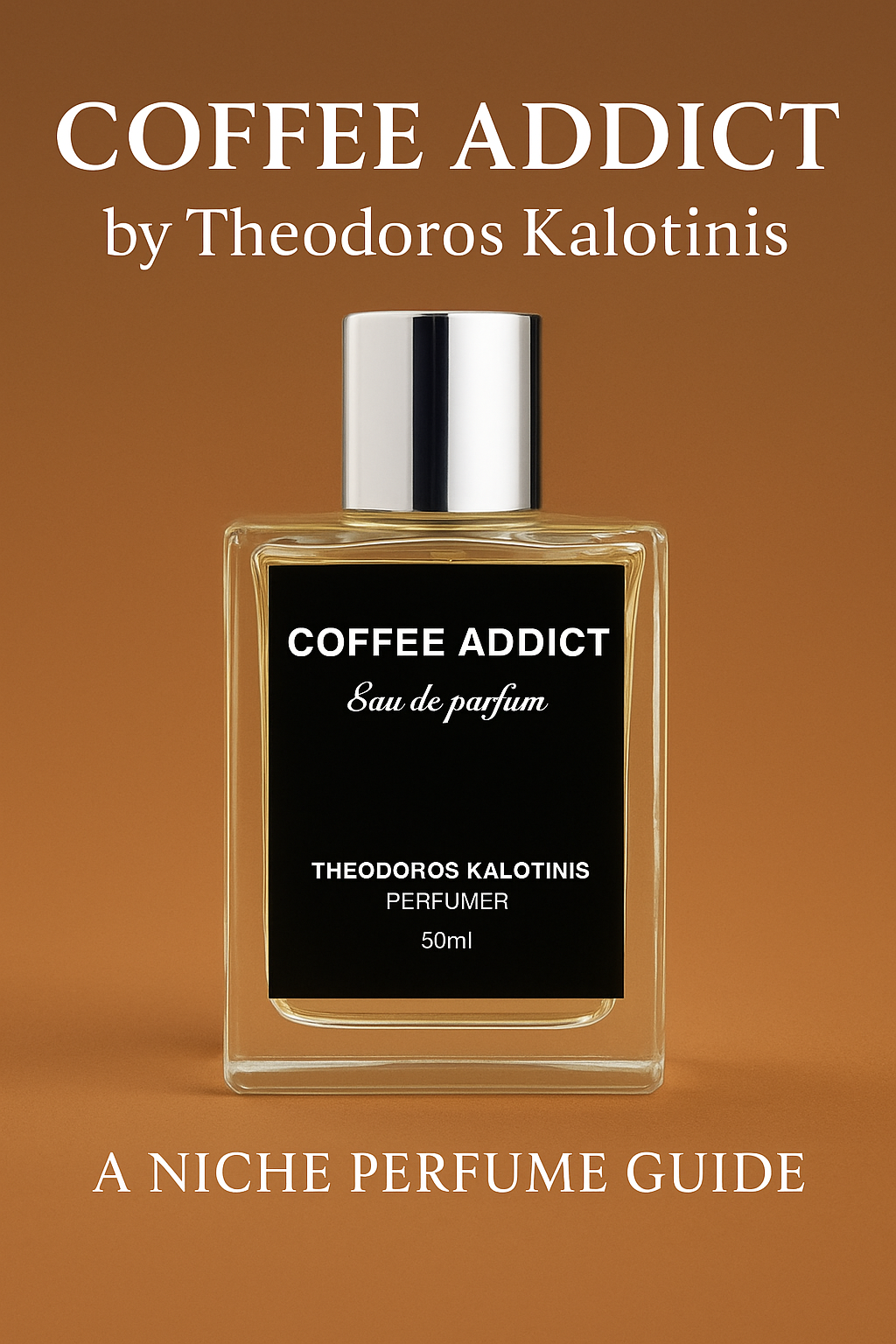 Coffee Addict perfume by Theodoros Kalotinis - niche fragrance with coffee, vanilla and gourmand notes